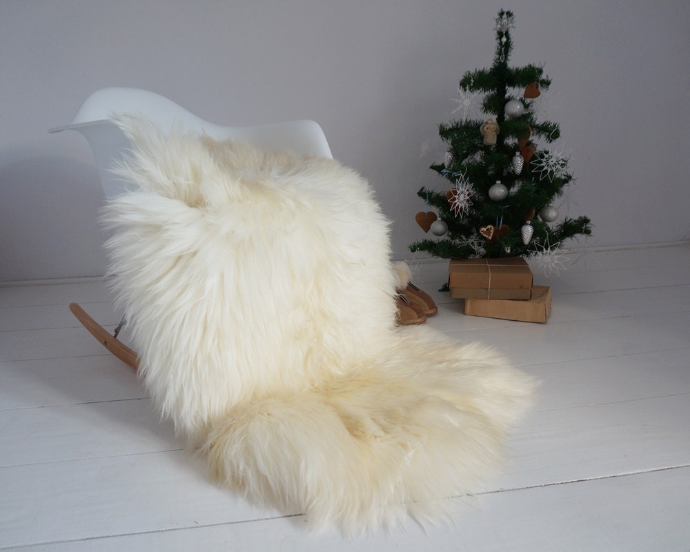 Original GIANT X 50"x 30" White Genuine Natural Sheepskin Rug White Genuine Natural Rugs Rug Throw Rugs Carpet Outdoor Rugs Cheap R