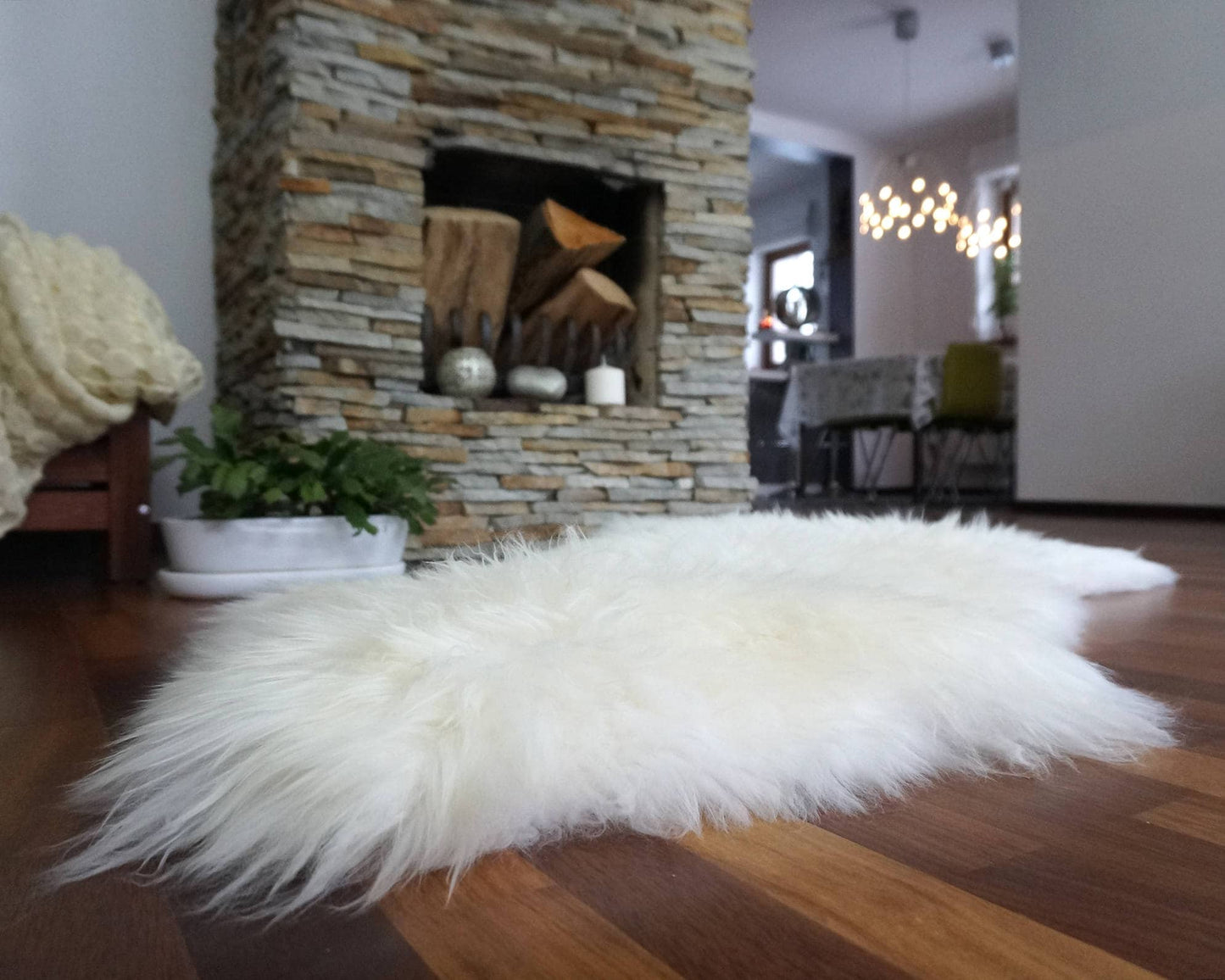 Original, Natural GIANT Rug X 52" x 30" White Genuine Natural Sheepskin Rugs Exclusive Rug Throw Rugs Carpet Outdoor Rugs Ch