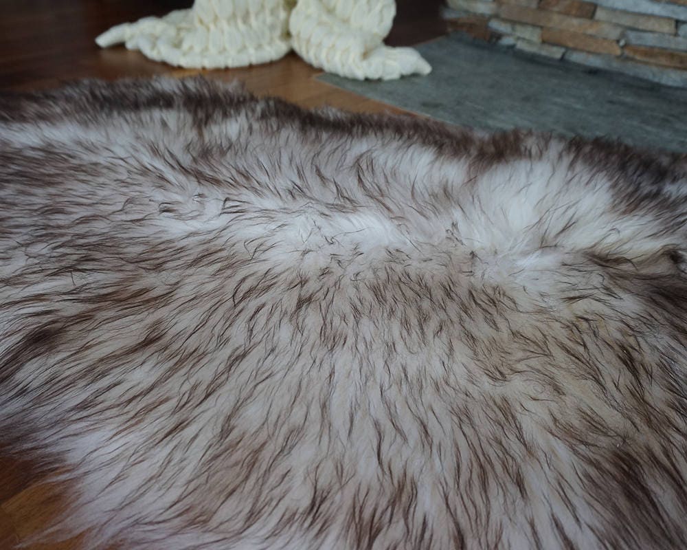 Original Brown Mouflon Genuine Natural Sheepskin Genuine Natural Sheepskin Rugs J2 Exclusive Rug Gray Rugs Carpet Outdoor Cheap Rugs Shag