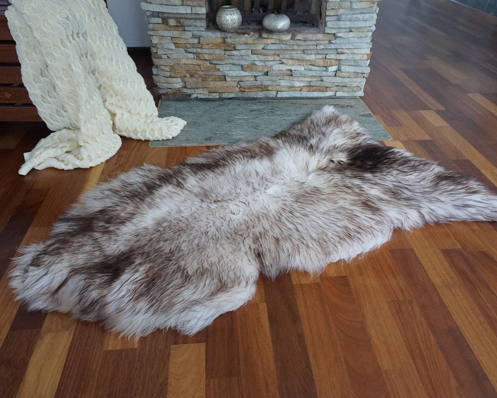 Original Brown Mouflon Genuine Natural Sheepskin Genuine Natural Sheepskin Rugs J2 Exclusive Rug Gray Rugs Carpet Outdoor Cheap Rugs Shag