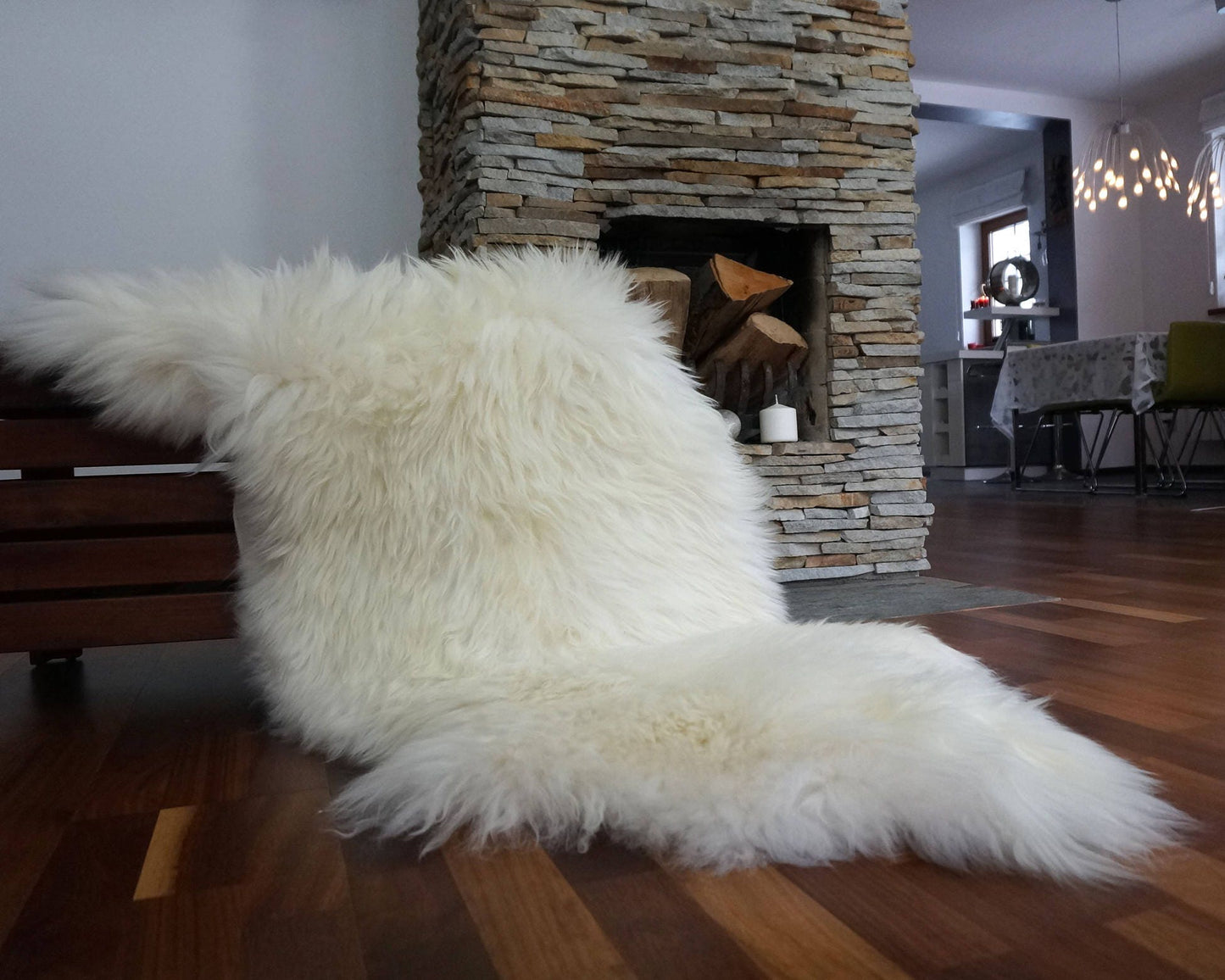 Original, Natural GIANT Rug X 50" x 28" White Genuine Natural Sheepskin Rugs Exclusive Rug Throw Rugs Carpet Outdoor Rugs Ch