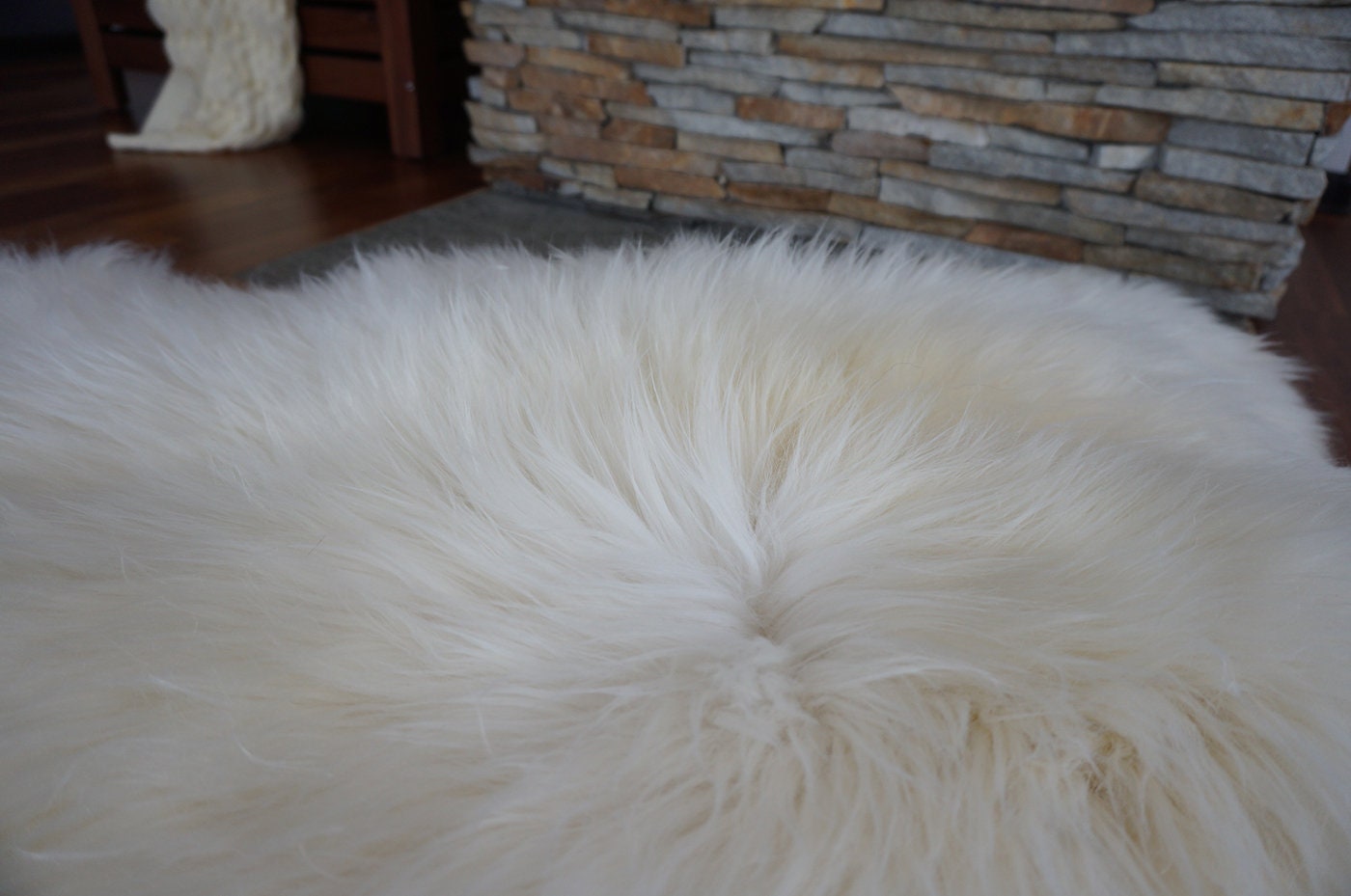 SUPER THICK! White Genuine Natural Sheepskin Rug White Genuine Natural Rugs Rug Gray Rugs Carpet boho sheepskin throw Scandinavian Style