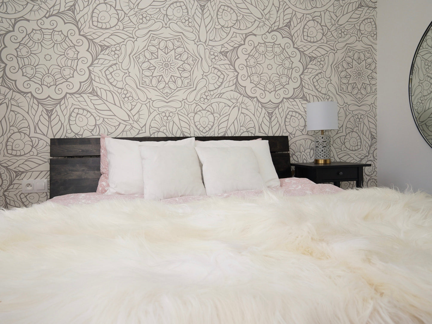 GIANT Four Sheepskin Icelandic White Cream Throw Genuine leather Sheep Skin 79" x 48" Decorative rug White comfy, cozy, hair i