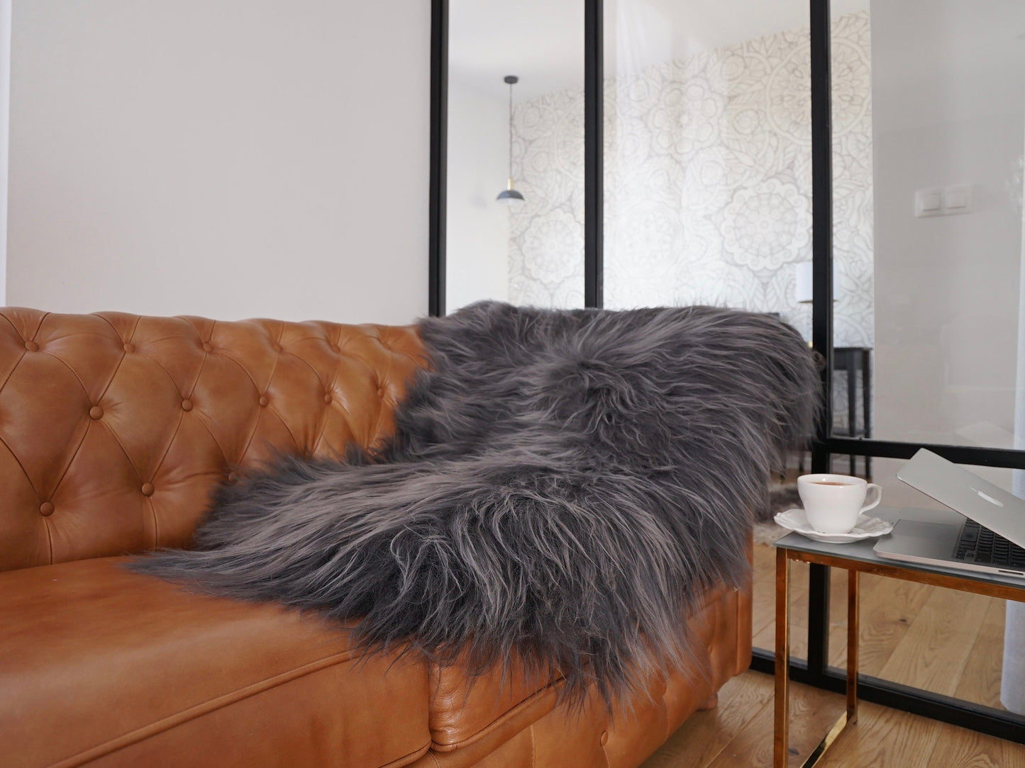 SHEEPSKIN Icelandic Grey X Grey Rug Genuine Natural Sheepskin Rug Gray Rugs Carpet Outdoor Rugs Cheap Rugs Shag Grey Gray Rug Thro