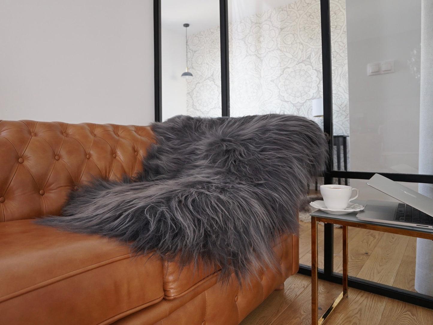 SHEEPSKIN Icelandic Grey X Grey Rug Genuine Natural Sheepskin Rug Gray Rugs Carpet Outdoor Rugs Cheap Rugs Shag Grey Gray Rug Thro