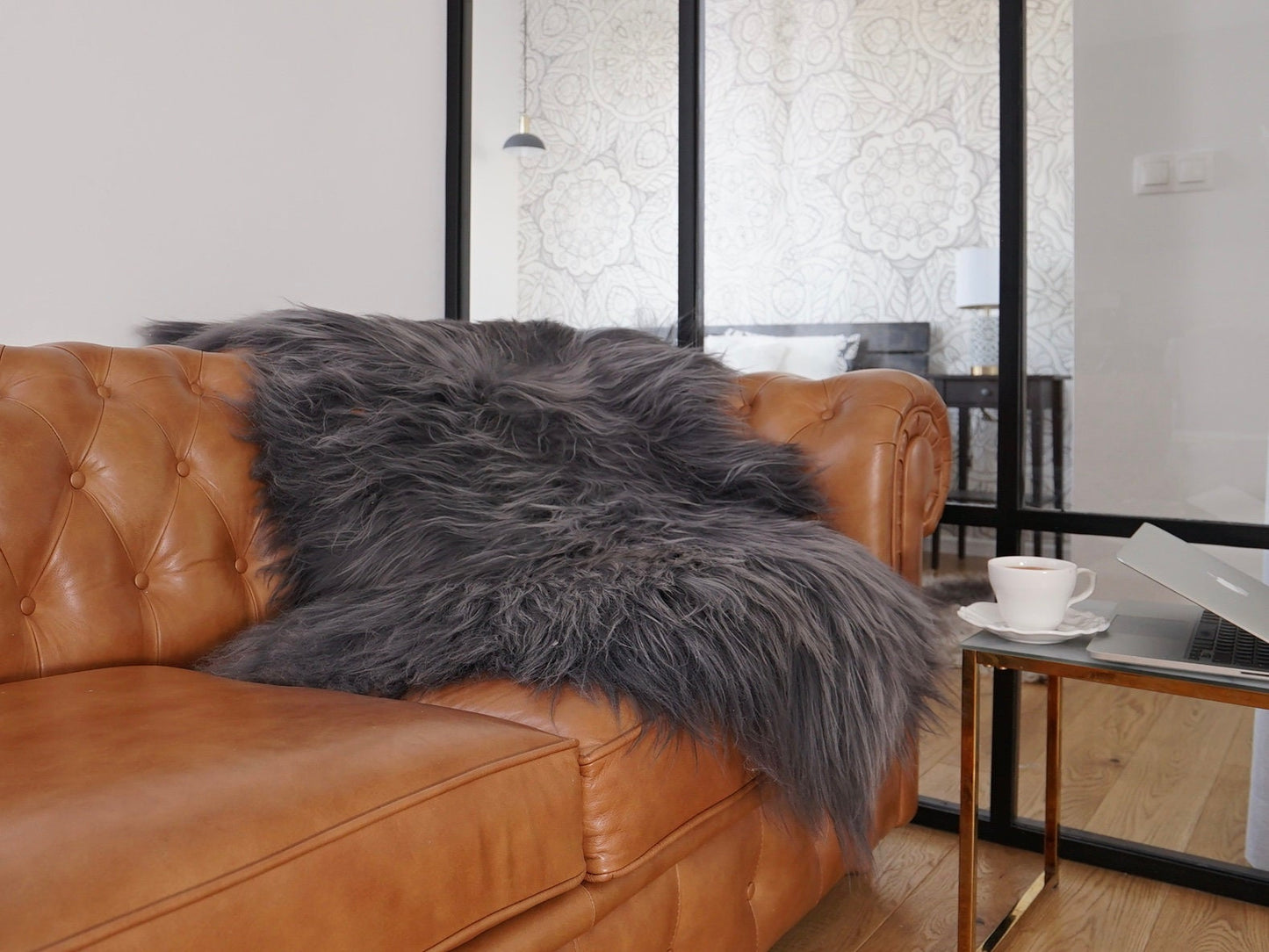 SHEEPSKIN Icelandic Grey X Grey Rug Genuine Natural Sheepskin Rug Gray Rugs Carpet Outdoor Rugs Cheap Rugs Shag Grey Gray Rug Thro