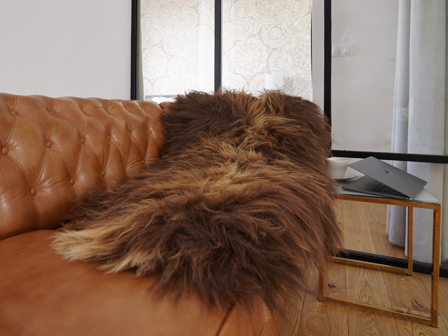 SHEEPSKIN Icelandic X Brown Rug Genuine Natural Sheepskin Rug Rugs Carpet Outdoor Rugs Cheap Rugs Shag Nrown Rug Thro