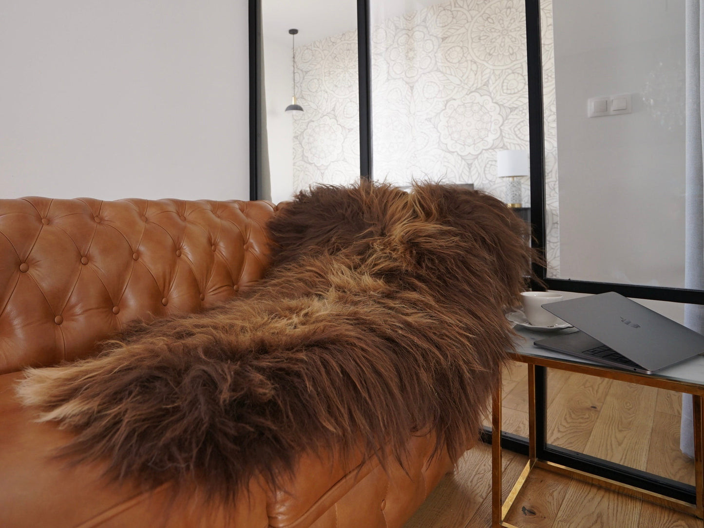 SHEEPSKIN Icelandic X Brown Rug Genuine Natural Sheepskin Rug Rugs Carpet Outdoor Rugs Cheap Rugs Shag Nrown Rug Thro