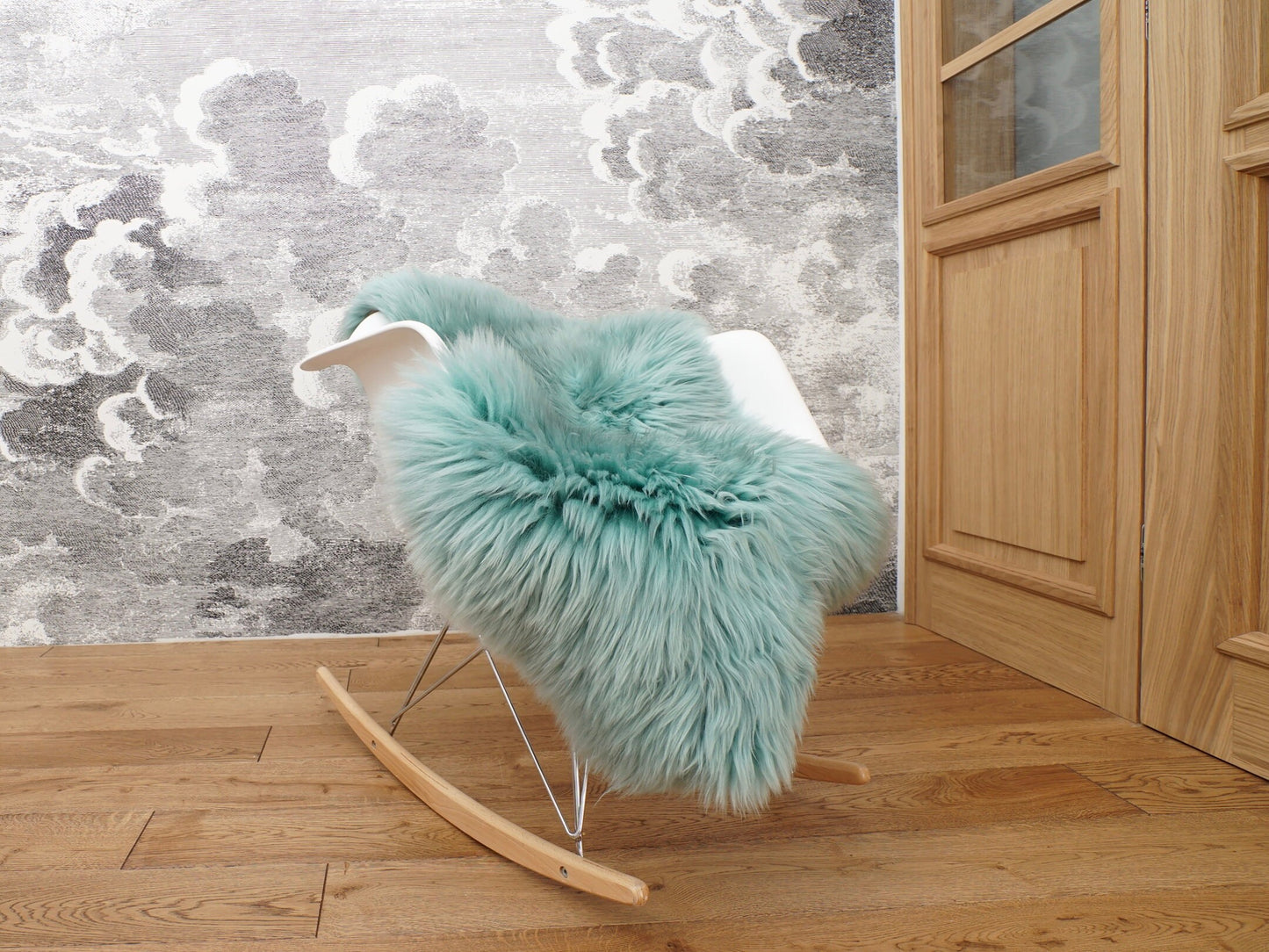 Original, Natural GIANT Rug X 50" x 30" Aqua Genuine Natural Sheepskin Rugs Exclusive Rug Throw Rugs Carpet Outdoor Rugs Cheap Rugs Shag