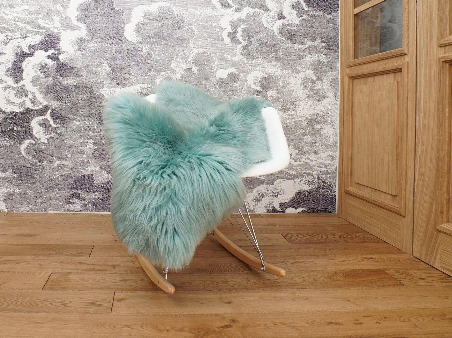 Original, Natural GIANT Rug X 50" x 30" Aqua Genuine Natural Sheepskin Rugs Exclusive Rug Throw Rugs Carpet Outdoor Rugs Cheap Rugs Shag