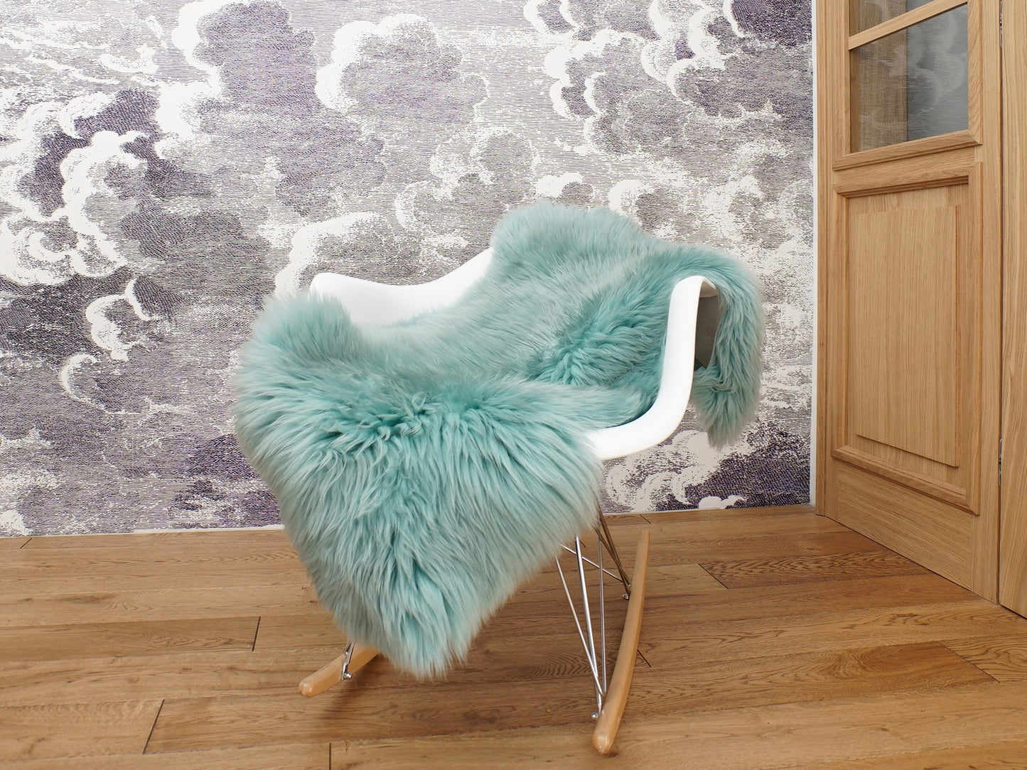 Original, Natural GIANT Rug X 50" x 30" Aqua Genuine Natural Sheepskin Rugs Exclusive Rug Throw Rugs Carpet Outdoor Rugs Cheap Rugs Shag
