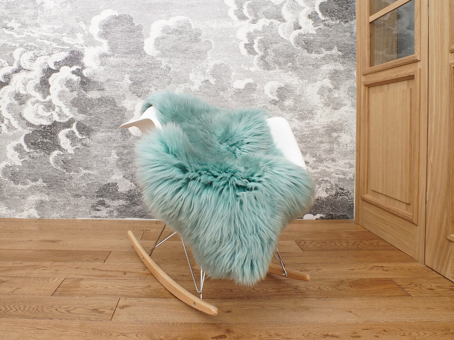 Original, Natural GIANT Rug X 50" x 30" Aqua Genuine Natural Sheepskin Rugs Exclusive Rug Throw Rugs Carpet Outdoor Rugs Cheap Rugs Shag