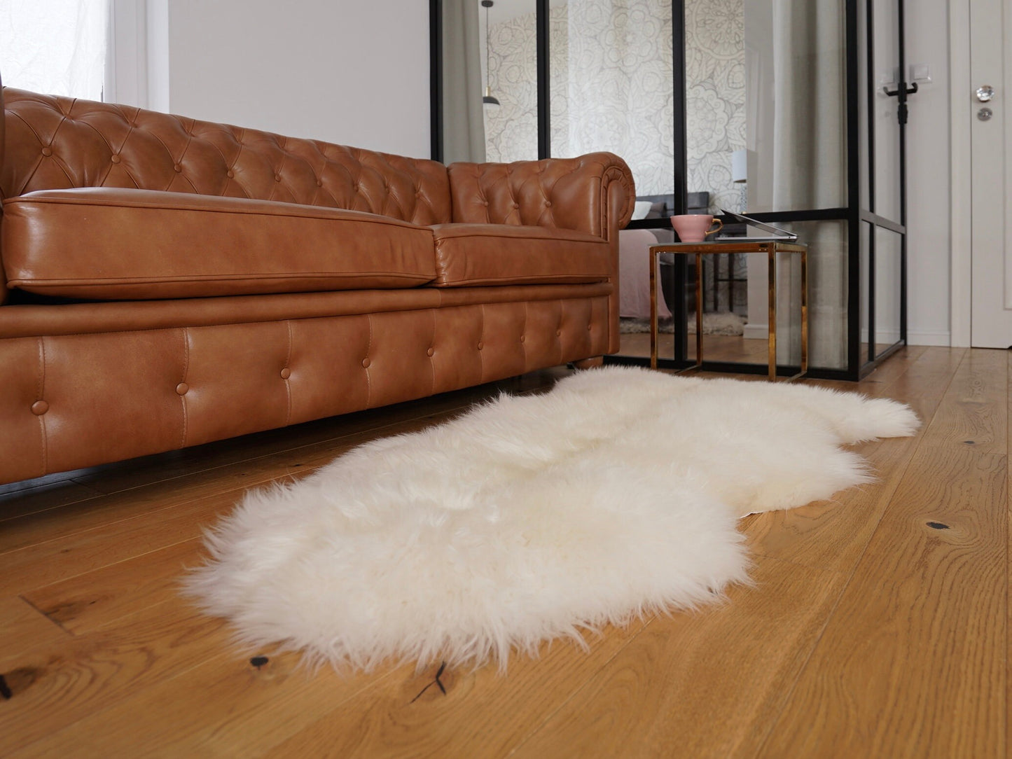 Original, Natural GIANT Rug X 50" x 30" White Genuine Natural Sheepskin Rugs Exclusive Rug Throw Rugs Carpet Outdoor Rugs Cheap Rugs Shag
