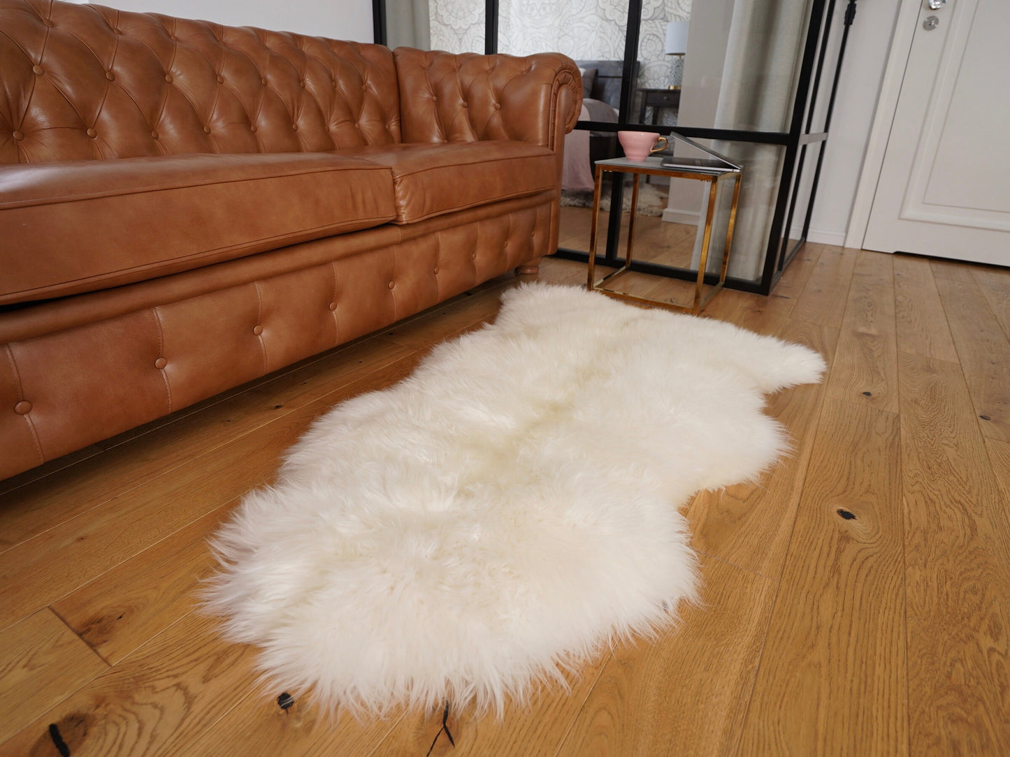 Original, Natural GIANT Rug X 50" x 30" White Genuine Natural Sheepskin Rugs Exclusive Rug Throw Rugs Carpet Outdoor Rugs Cheap Rugs Shag