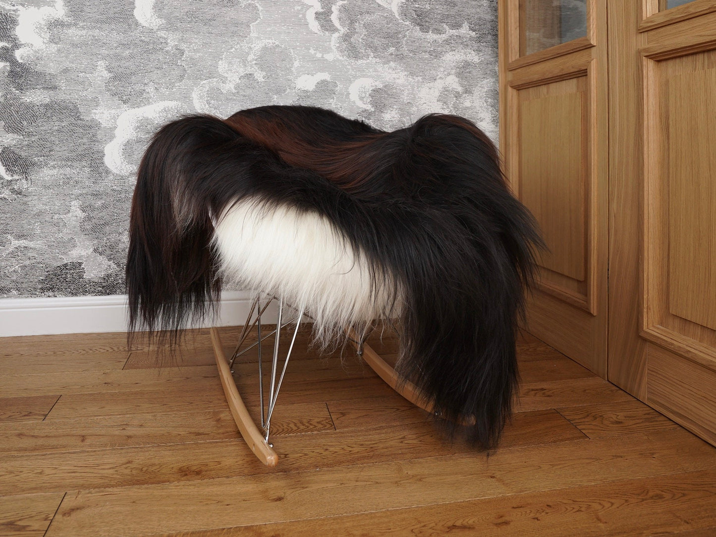 SHEEPSKIN Icelandic Black Brown White Rug Genuine Natural Sheepskin BX13 Rug Rugs Carpet Outdoor Rugs Cheap Rugs Shag Grey Gray Rug Thro