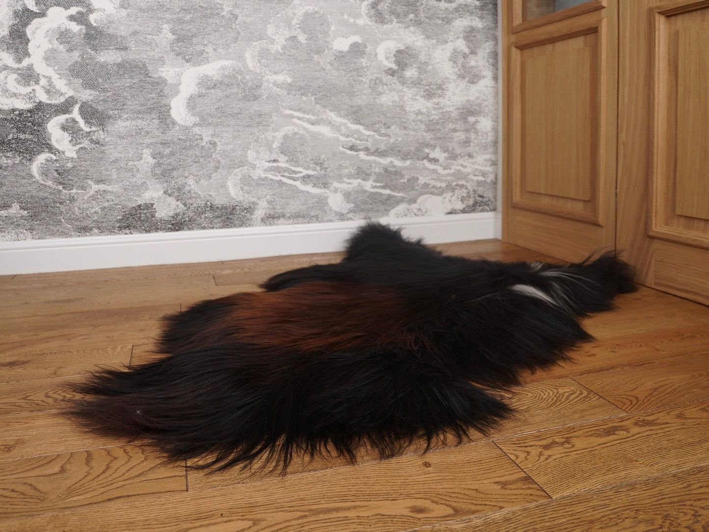 SHEEPSKIN Icelandic Brown White Rug Genuine Natural Sheepskin Rug Rugs Carpet Outdoor Rugs Cheap Rugs Shag Grey Gray Rug Thro