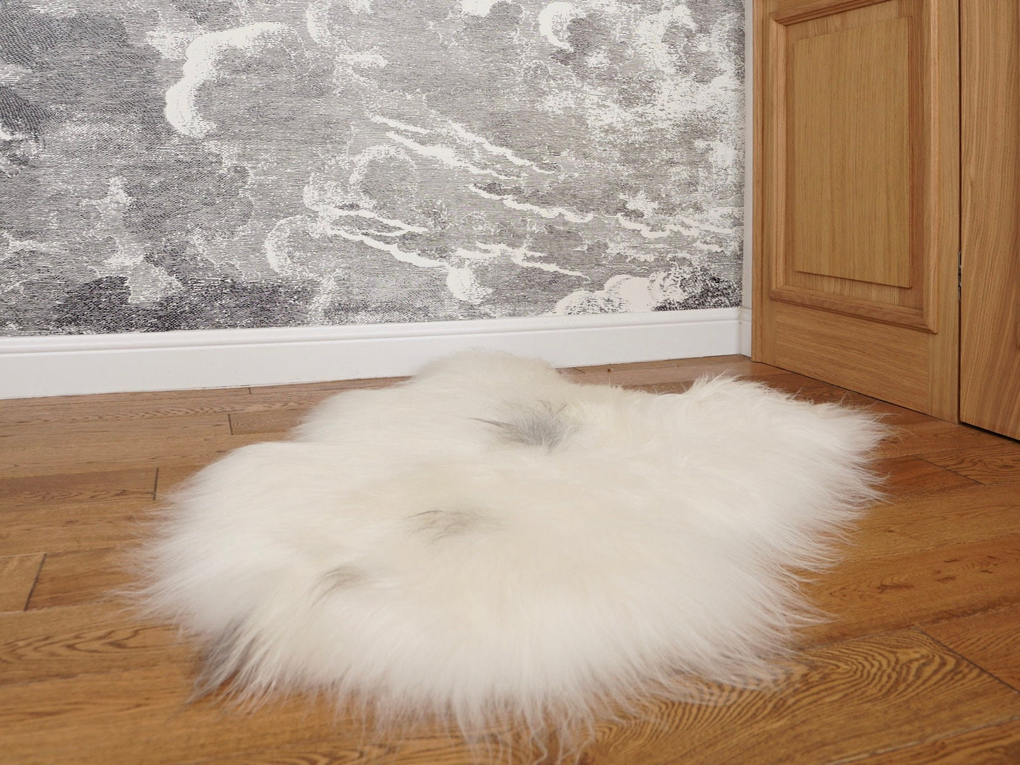 SHEEPSKIN Icelandic Grey X Grey Rug Genuine Natural Sheepskin BAA11 Rug Gray Rugs Carpet Outdoor Rugs Cheap Rugs Shag Grey Gray Rug Thro