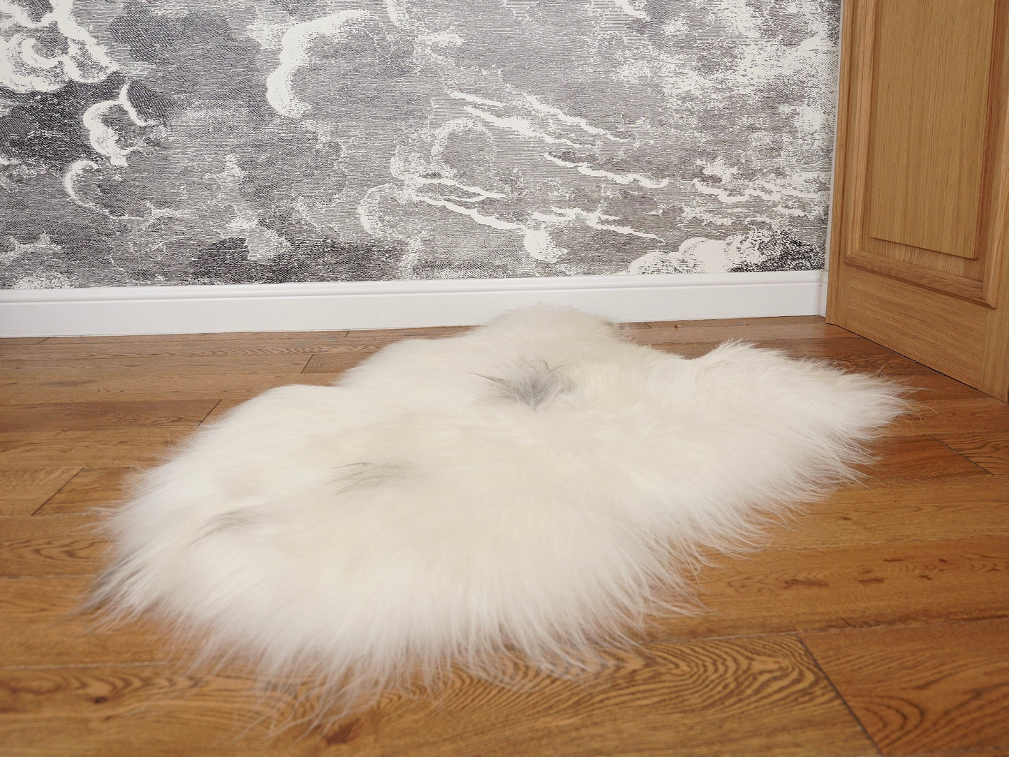 SHEEPSKIN Icelandic Grey X Grey Rug Genuine Natural Sheepskin BAA11 Rug Gray Rugs Carpet Outdoor Rugs Cheap Rugs Shag Grey Gray Rug Thro