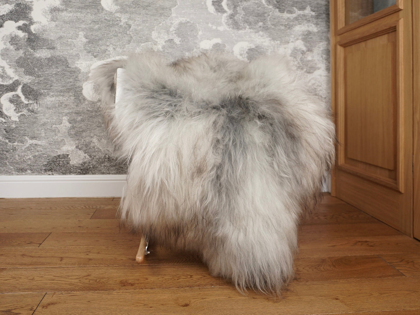 SHEEPSKIN Icelandic Grey Grey Rug Genuine Natural Sheepskin BZ4 Rug Gray Rugs Carpet Outdoor Rugs Cheap Rugs Shag Grey Gray Rug Thro