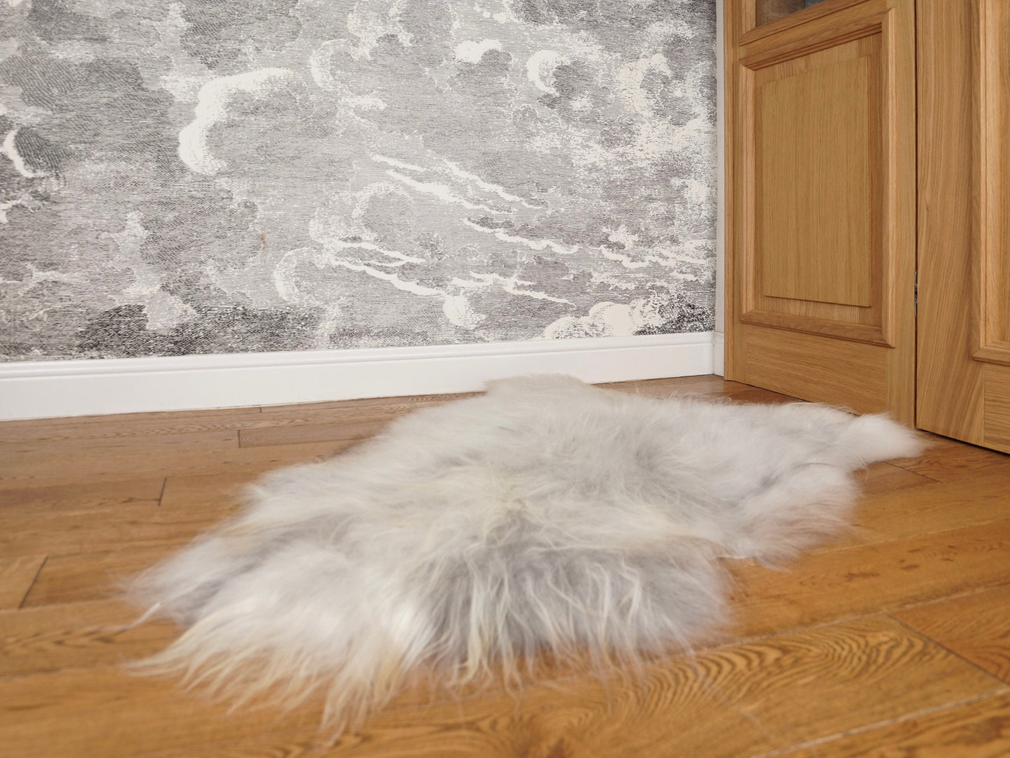 SHEEPSKIN Icelandic Grey Grey Rug Genuine Natural Sheepskin XC12 Rug Gray Rugs Carpet Outdoor Rugs Cheap Rugs Shag Grey Gray Rug Thro
