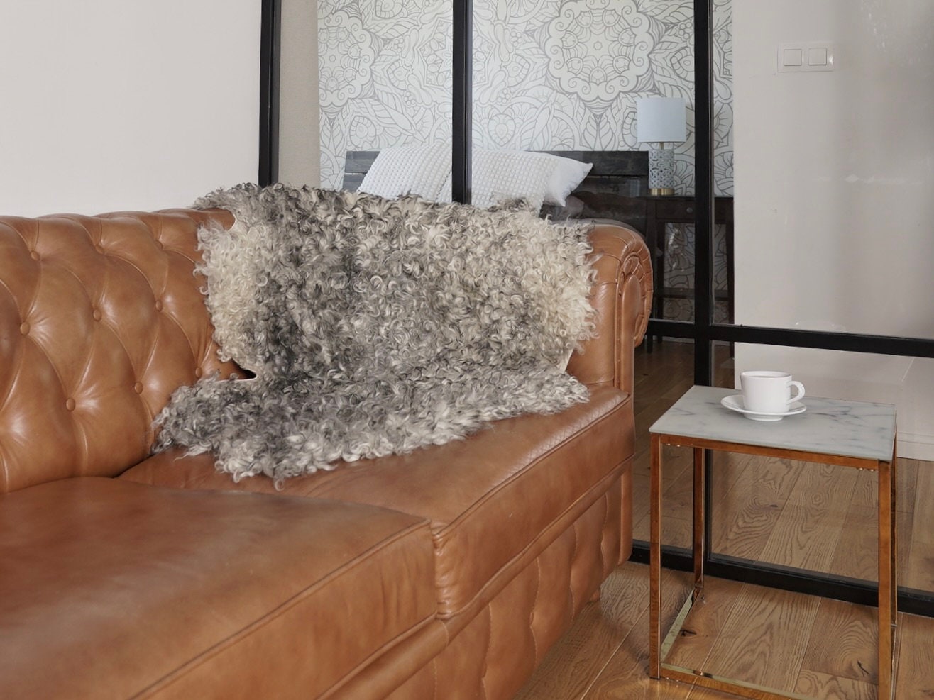 Scandinavian GOTLAND Sheepskin Grey Silver Luxury Rug XF6 Genuine Natural Sheepskin Rug Gray Rugs Carpet Outdoor Rugs Shag Grey