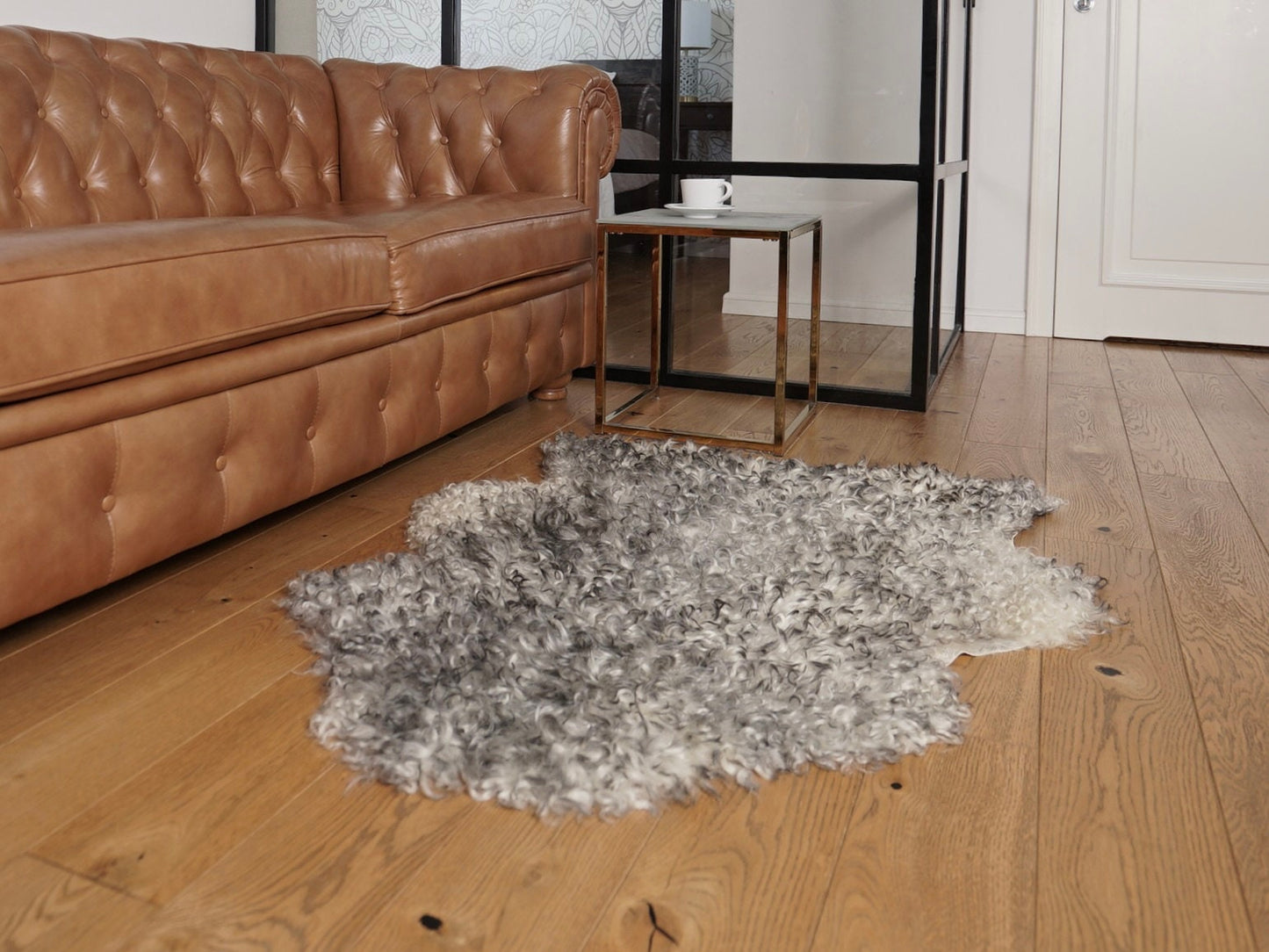 Scandinavian GOTLAND Sheepskin Grey Silver Luxury Rug XF6 Genuine Natural Sheepskin Rug Gray Rugs Carpet Outdoor Rugs Shag Grey