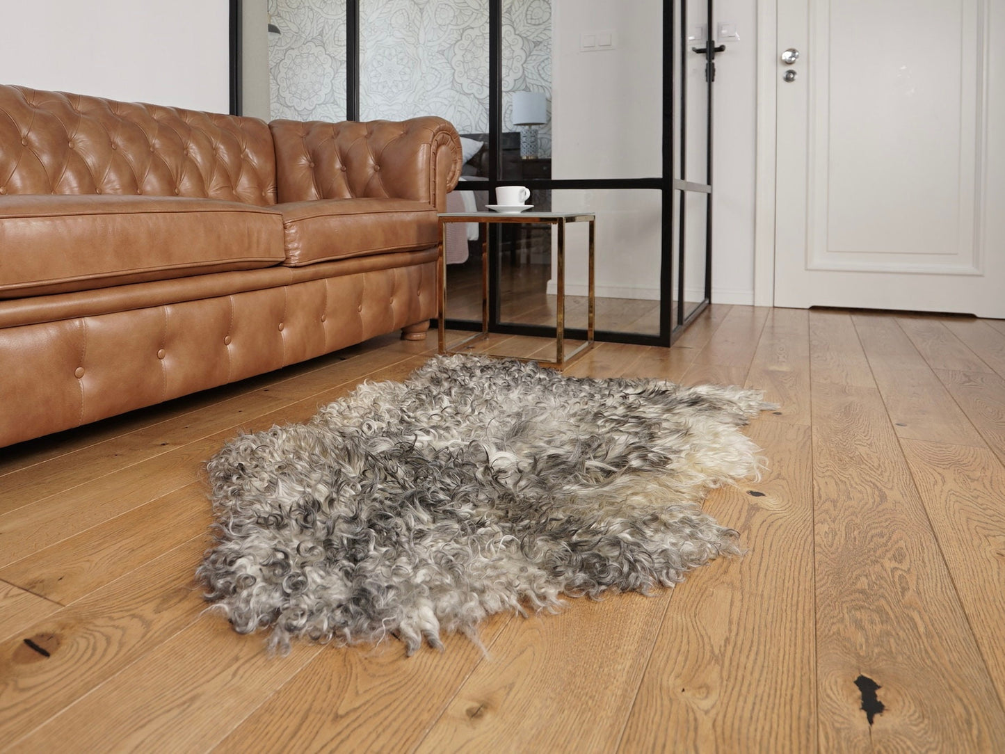 Scandinavian GOTLAND Sheepskin Grey Silver Luxury Rug XF9 Genuine Natural Sheepskin Rug Gray Rugs Carpet Outdoor Rugs Shag Grey