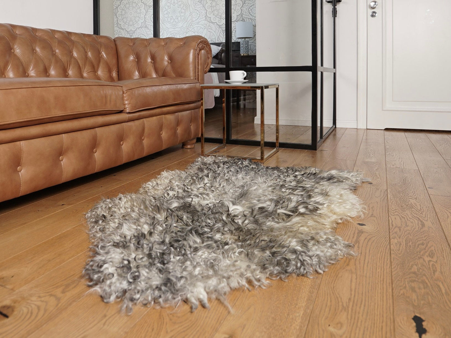 Scandinavian GOTLAND Sheepskin Grey Silver Luxury Rug XF9 Genuine Natural Sheepskin Rug Gray Rugs Carpet Outdoor Rugs Shag Grey