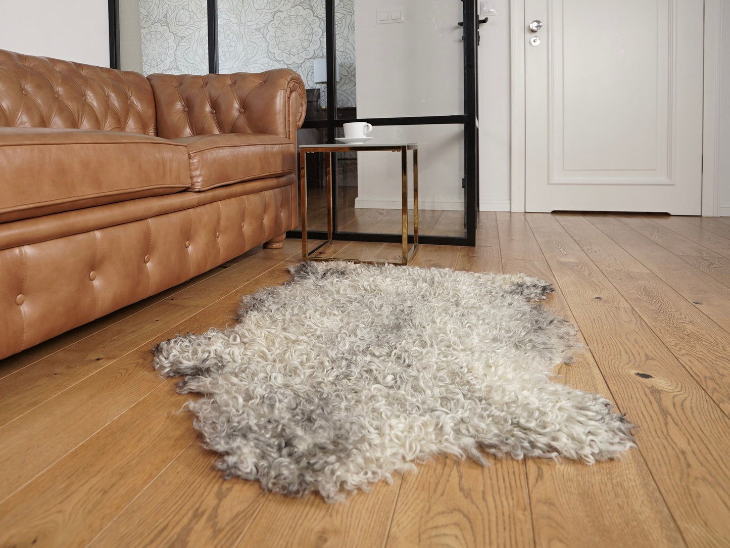 Scandinavian GOTLAND Sheepskin Grey Silver Luxury Rug XF4 Genuine Natural Sheepskin Rug Gray Rugs Carpet Outdoor Rugs Shag Grey