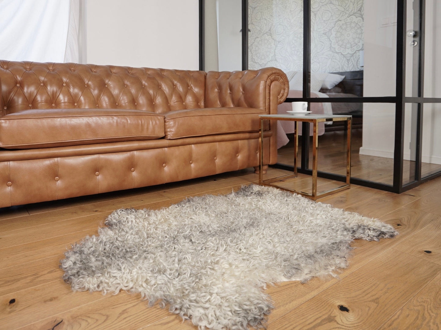 Scandinavian GOTLAND Sheepskin Grey Silver Luxury Rug XF4 Genuine Natural Sheepskin Rug Gray Rugs Carpet Outdoor Rugs Shag Grey