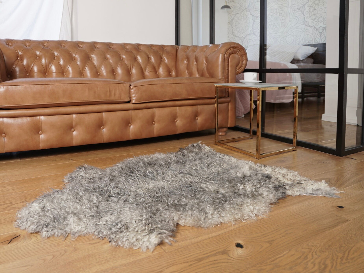 Scandinavian GOTLAND Sheepskin Grey Silver Luxury Rug XF8 Genuine Natural Sheepskin Rug Gray Rugs Carpet Outdoor Rugs Shag Grey