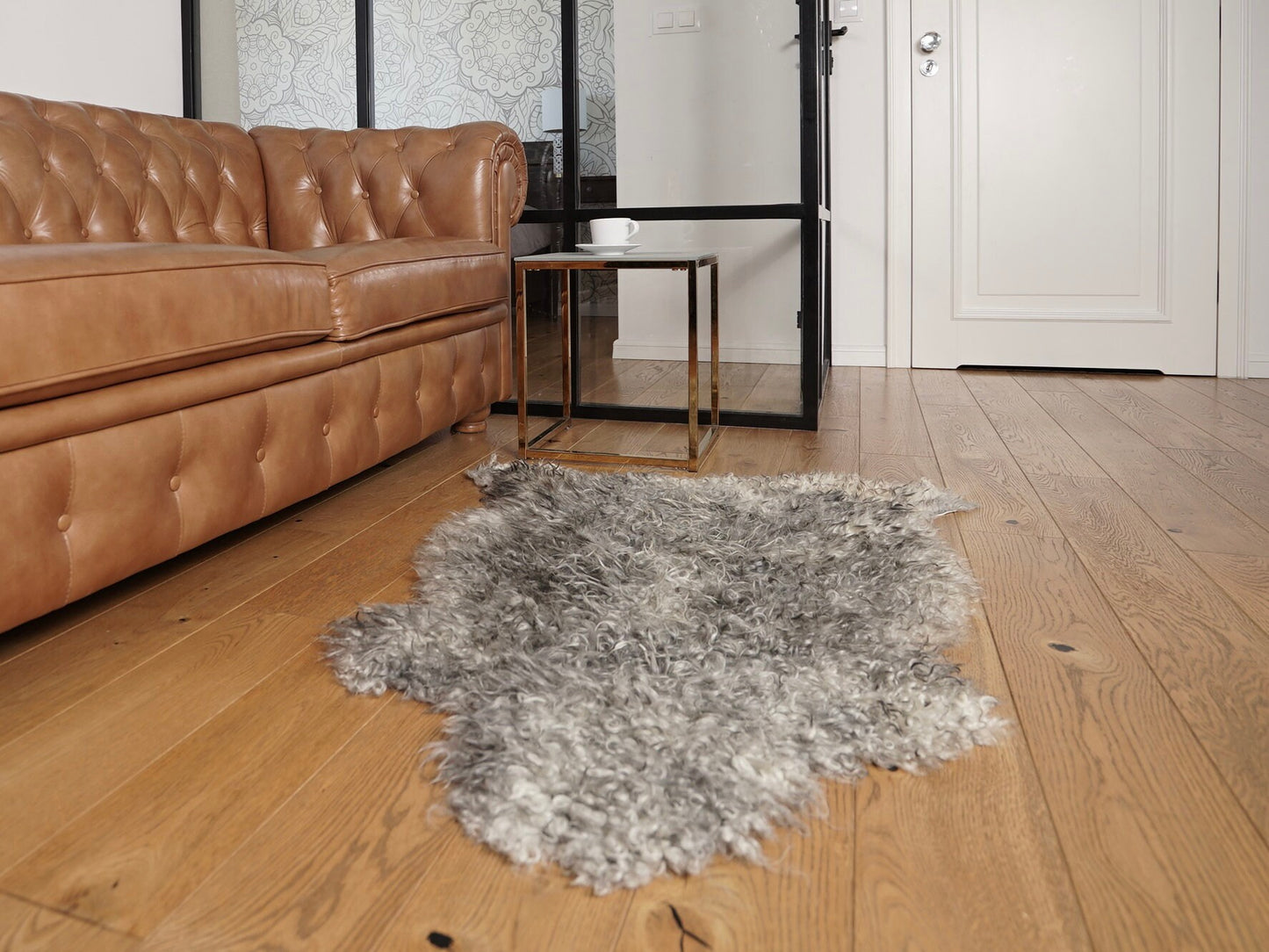 Scandinavian GOTLAND Sheepskin Grey Silver Luxury Rug XF8 Genuine Natural Sheepskin Rug Gray Rugs Carpet Outdoor Rugs Shag Grey