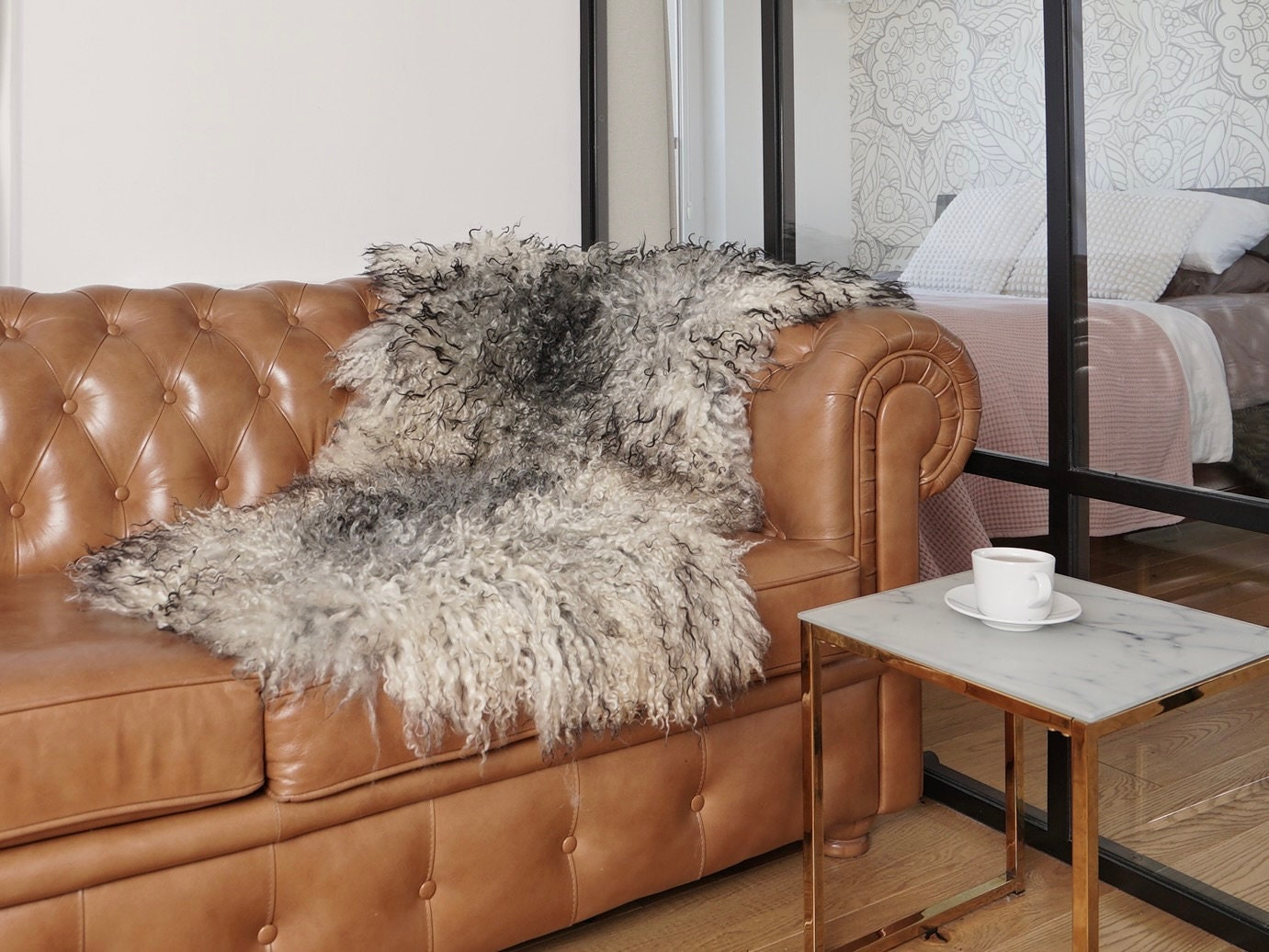 Scandinavian GOTLAND Sheepskin Grey Silver Luxury Rug XE16 Genuine Natural Sheepskin Rug Gray Rugs Carpet Outdoor Rugs Shag Grey