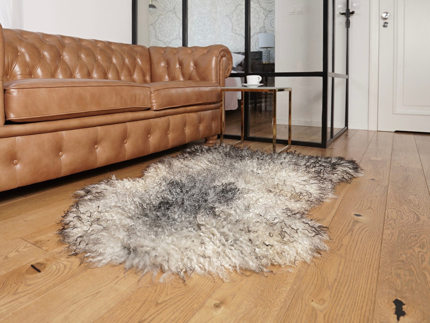 Scandinavian GOTLAND Sheepskin Grey Silver Luxury Rug XE16 Genuine Natural Sheepskin Rug Gray Rugs Carpet Outdoor Rugs Shag Grey