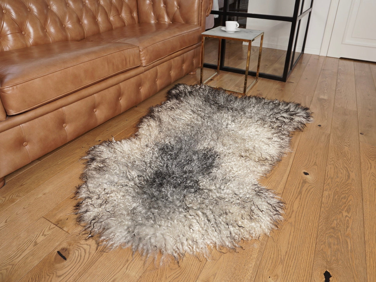 Scandinavian GOTLAND Sheepskin Grey Silver Luxury Rug XE16 Genuine Natural Sheepskin Rug Gray Rugs Carpet Outdoor Rugs Shag Grey