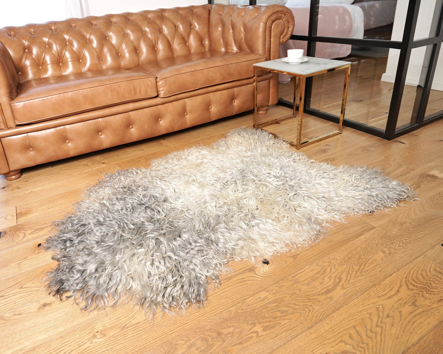 Scandinavian GOTLAND Sheepskin Grey Silver Luxury Rug XF1 Genuine Natural Sheepskin Rug Gray Rugs Carpet Outdoor Rugs Shag Grey