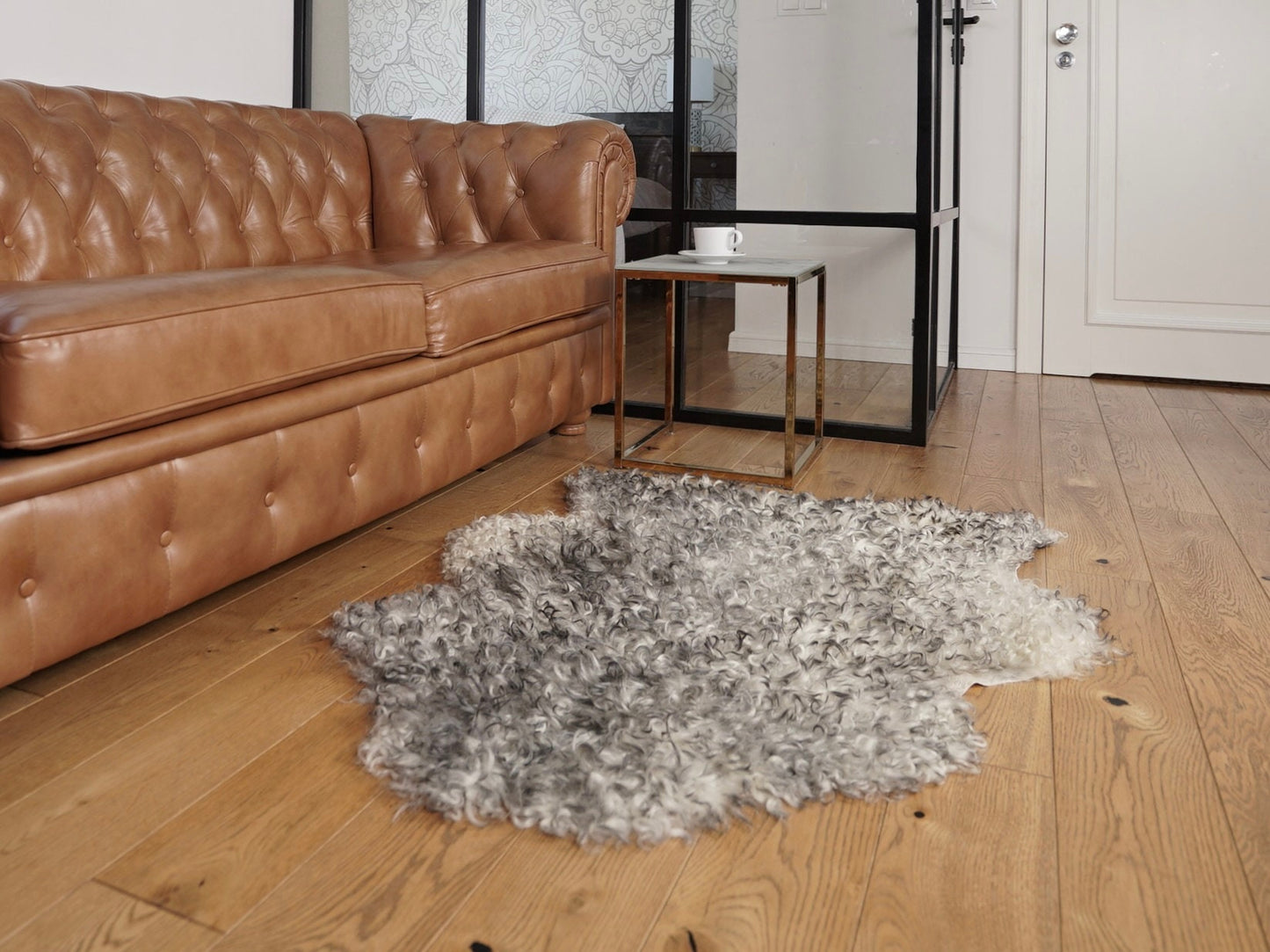 Scandinavian GOTLAND Sheepskin Grey Silver Luxury Rug XF6 Genuine Natural Sheepskin Rug Gray Rugs Carpet Outdoor Rugs Shag Grey