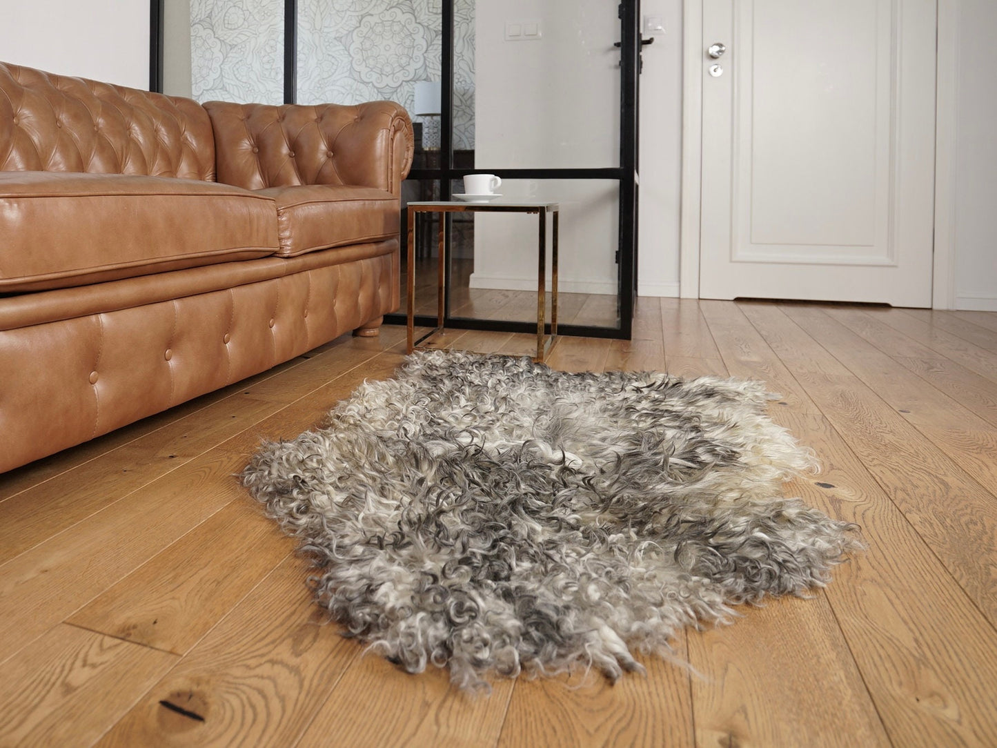 Scandinavian GOTLAND Sheepskin Grey Silver Luxury Rug XF9 Genuine Natural Sheepskin Rug Gray Rugs Carpet Outdoor Rugs Shag Grey