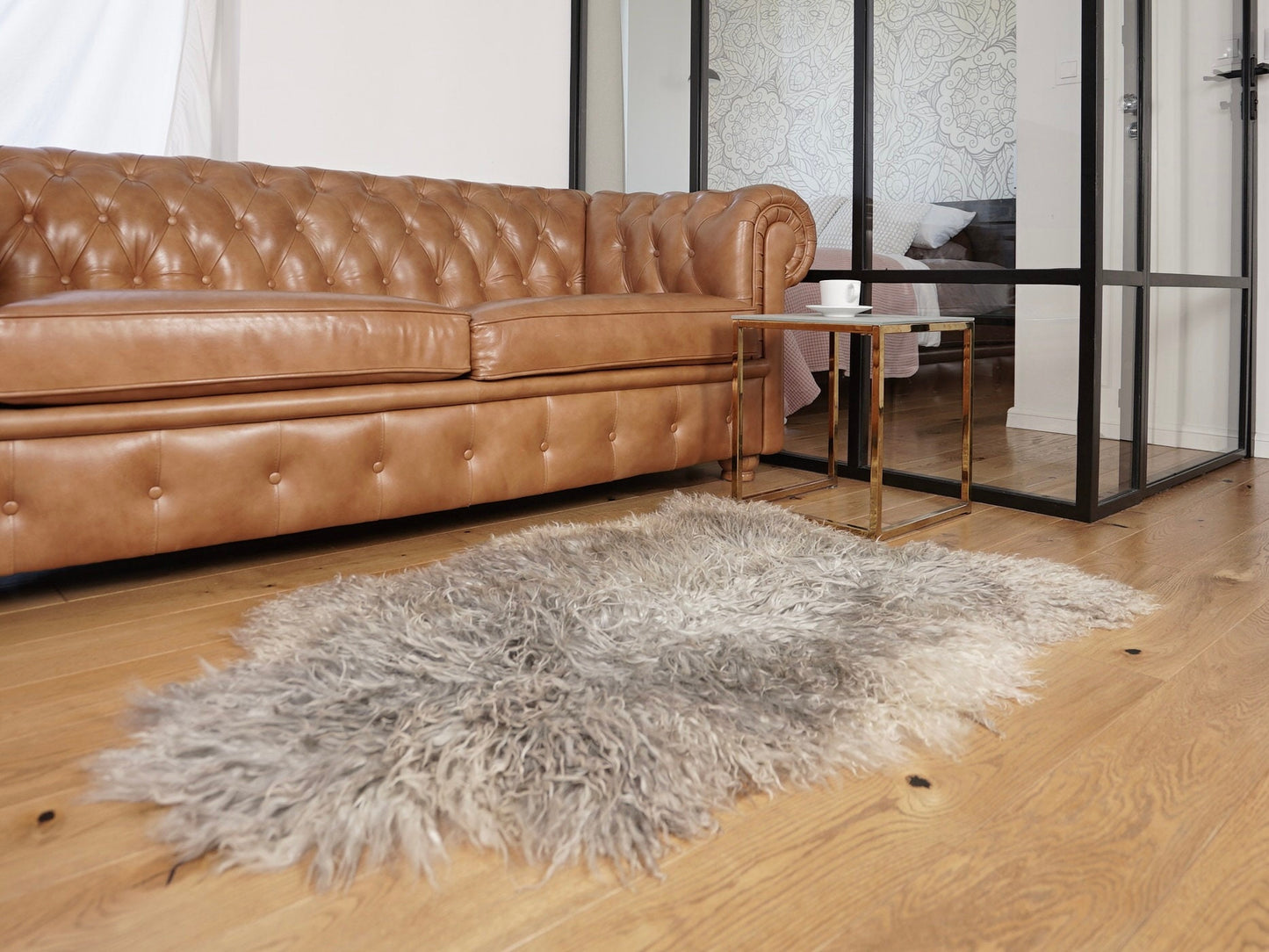 Scandinavian GOTLAND Sheepskin Grey Silver Luxury Rug XF3 Genuine Natural Sheepskin Rug Gray Rugs Carpet Outdoor Rugs Shag Grey