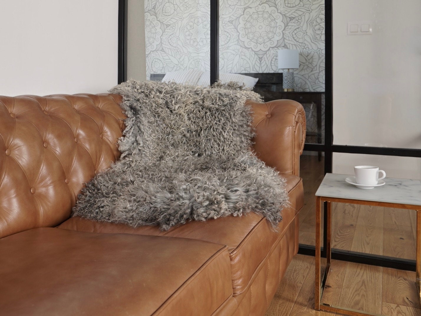 Scandinavian GOTLAND Sheepskin Grey Silver Luxury Rug XF2 Genuine Natural Sheepskin Rug Gray Rugs Carpet Outdoor Rugs Shag Grey