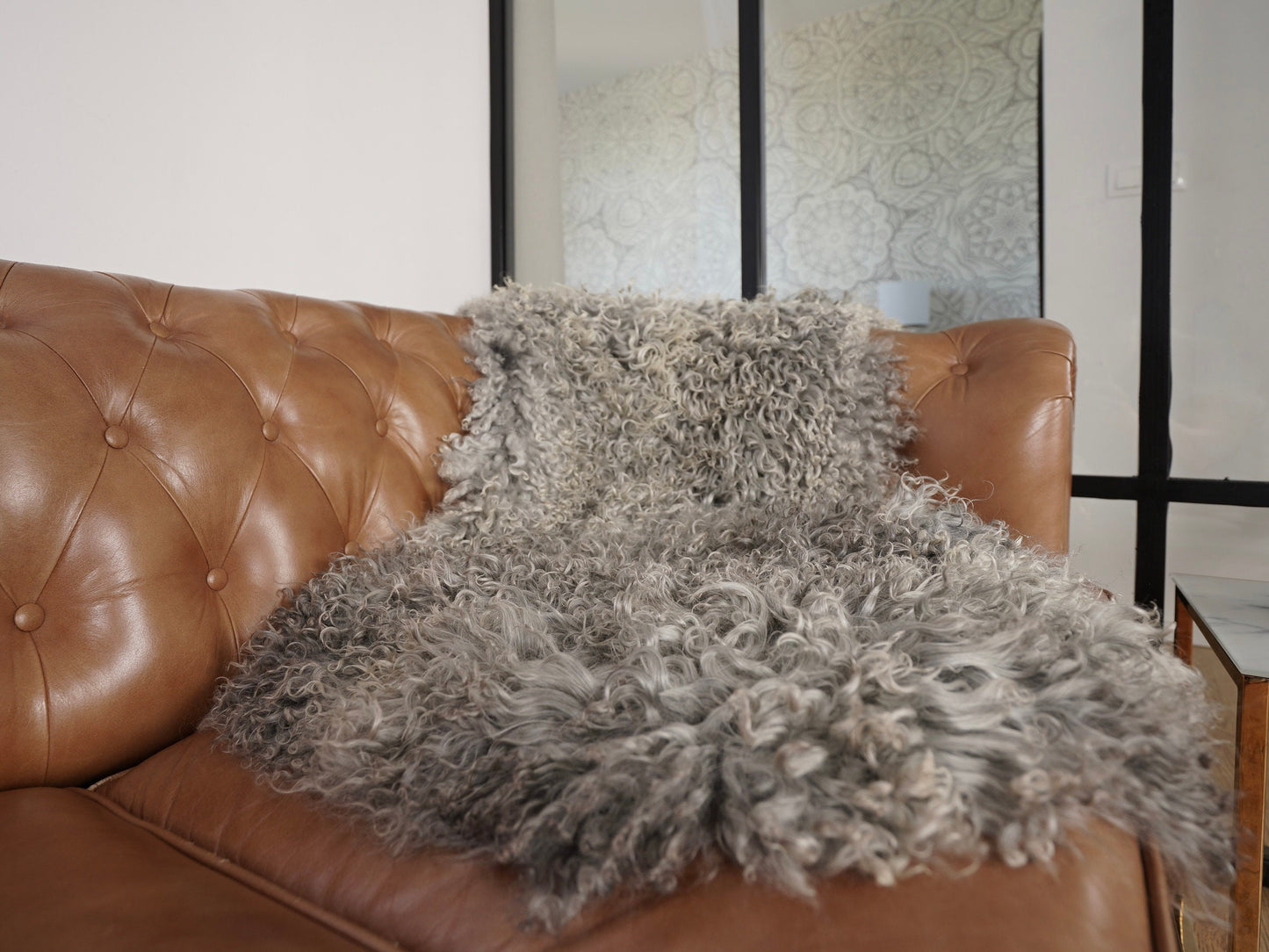 Scandinavian GOTLAND Sheepskin Grey Silver Luxury Rug XF2 Genuine Natural Sheepskin Rug Gray Rugs Carpet Outdoor Rugs Shag Grey