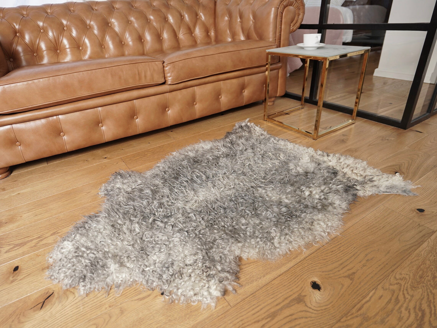 Scandinavian GOTLAND Sheepskin Grey Silver Luxury Rug XF8 Genuine Natural Sheepskin Rug Gray Rugs Carpet Outdoor Rugs Shag Grey