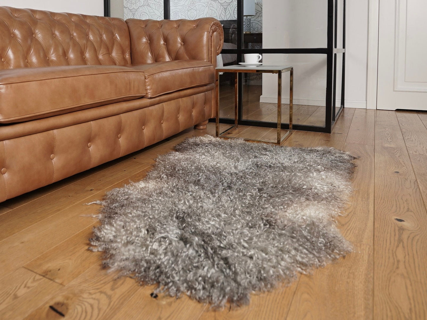 Scandinavian GOTLAND Sheepskin Grey Silver Luxury Rug XE15 Genuine Natural Sheepskin Rug Gray Rugs Carpet Outdoor Rugs Shag Grey