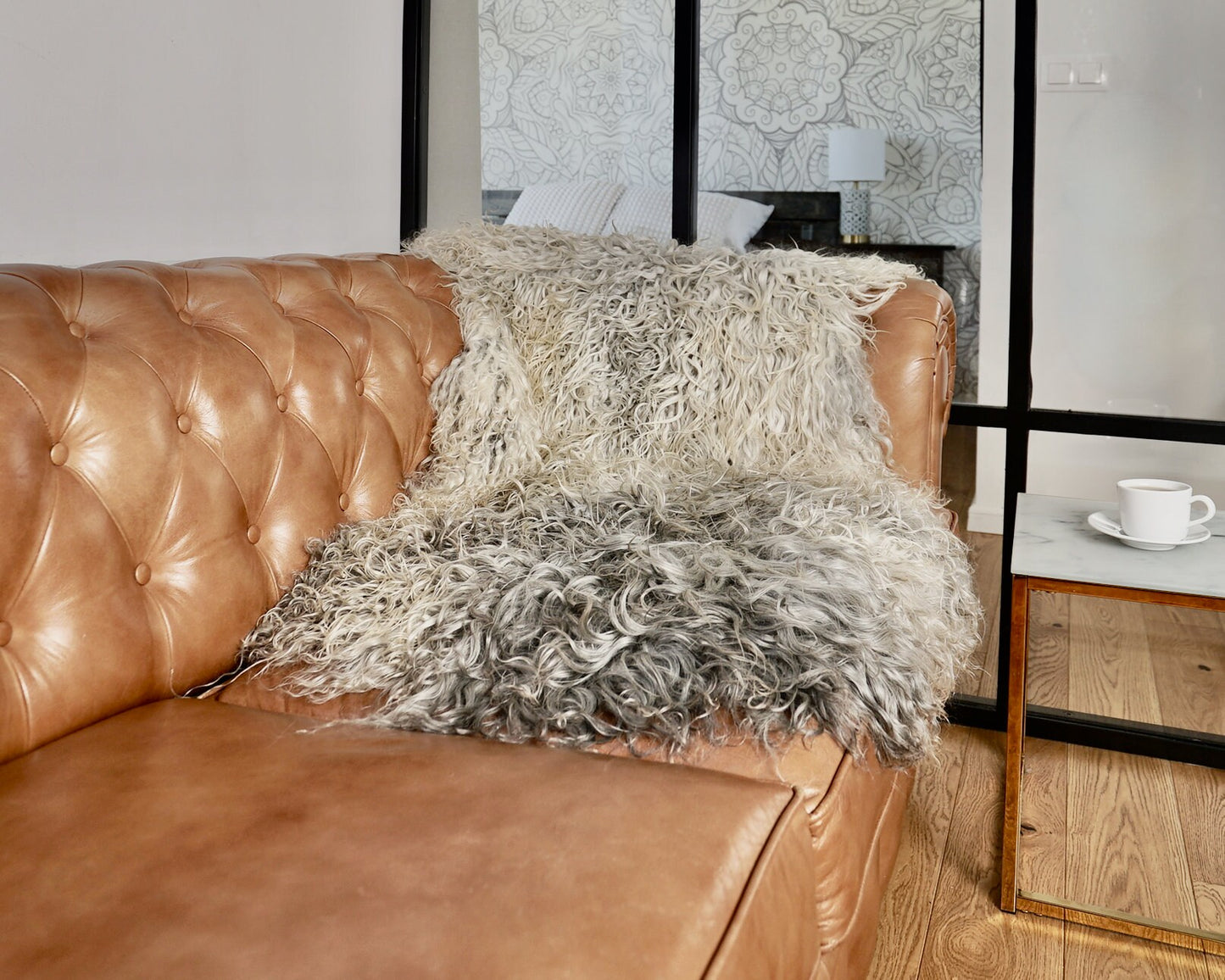 Scandinavian GOTLAND Sheepskin Grey Silver Luxury Rug XF1 Genuine Natural Sheepskin Rug Gray Rugs Carpet Outdoor Rugs Shag Grey