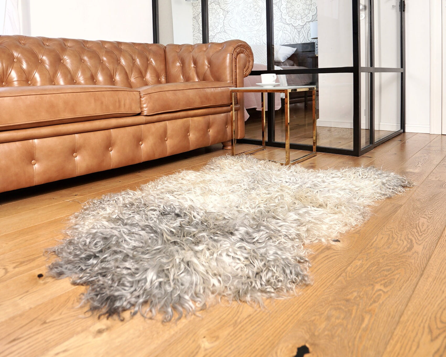 Scandinavian GOTLAND Sheepskin Grey Silver Luxury Rug XF1 Genuine Natural Sheepskin Rug Gray Rugs Carpet Outdoor Rugs Shag Grey