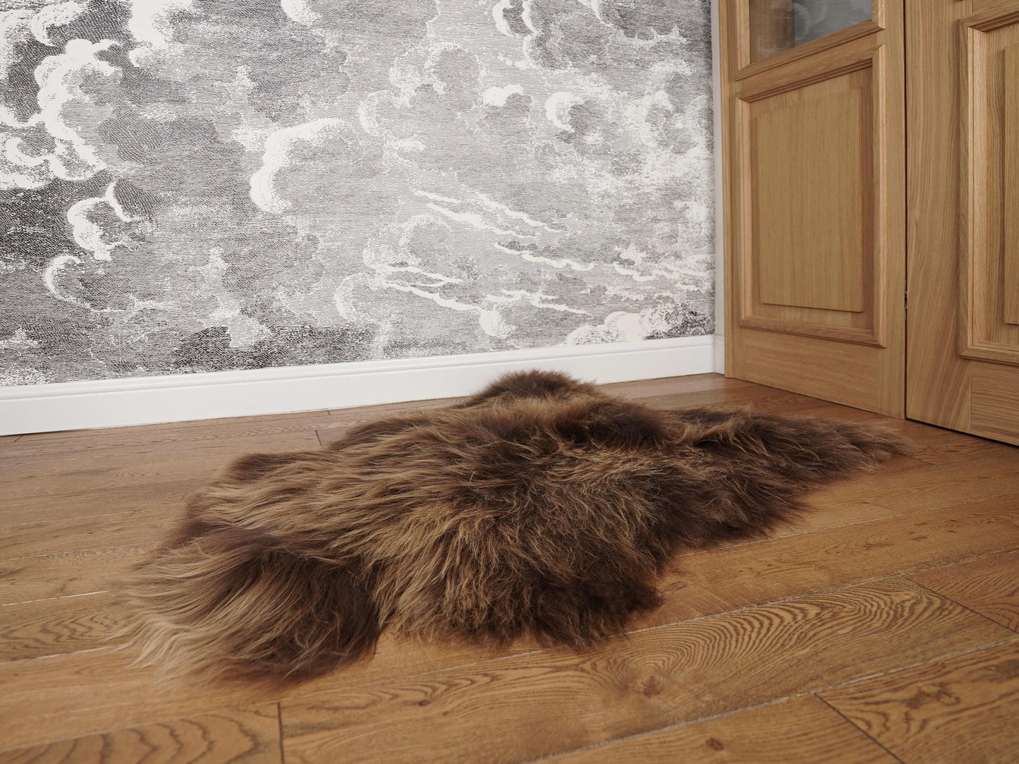 SHEEPSKIN Icelandic XH2 Brown Rug Genuine Natural Sheepskin Rug Rugs Carpet Outdoor Rugs Cheap Rugs Shag Nrown Rug Thro