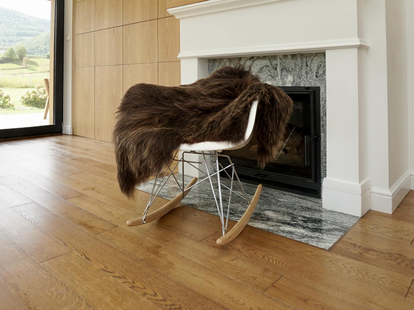 SHEEPSKIN Brown & Gold Throw Natural color Genuine leather Sheep Skin 48"x 32" Decorative rug XF11 Natural comfy, cozy, very thick, shiny