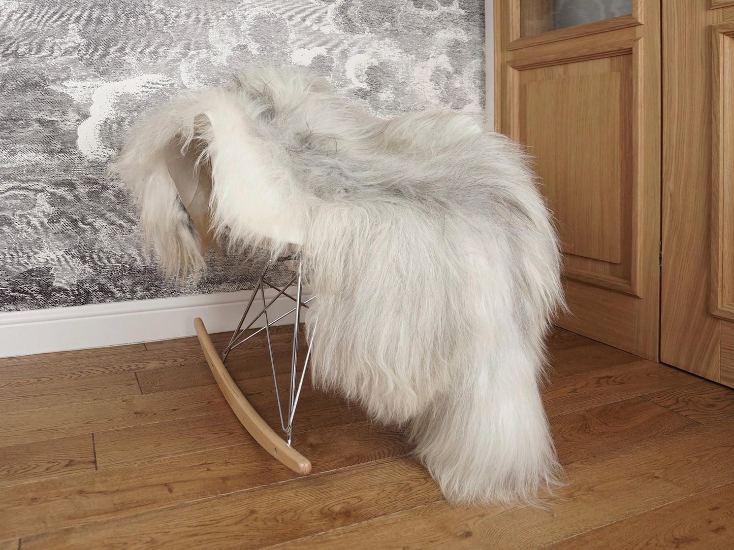 SHEEPSKIN Icelandic XF16 Brown, Grey Rug Genuine Natural Sheepskin Rug Rugs Carpet Outdoor Rugs Cheap Rugs Shag Rug Thro