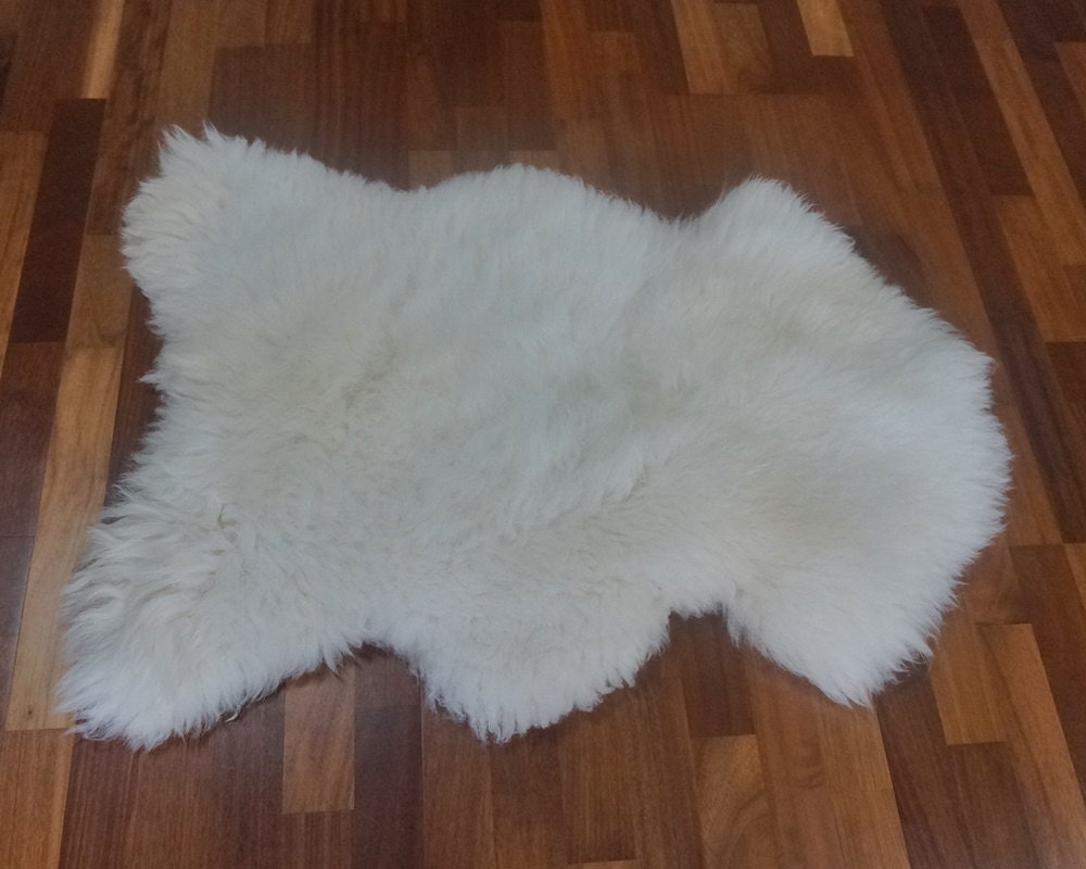 Original BIG White Genuine Natural Sheepskin Rug Exclusive rug, Large Sheepskin Dog Bed, Woolen Dog Bed Mat, Pet Dog