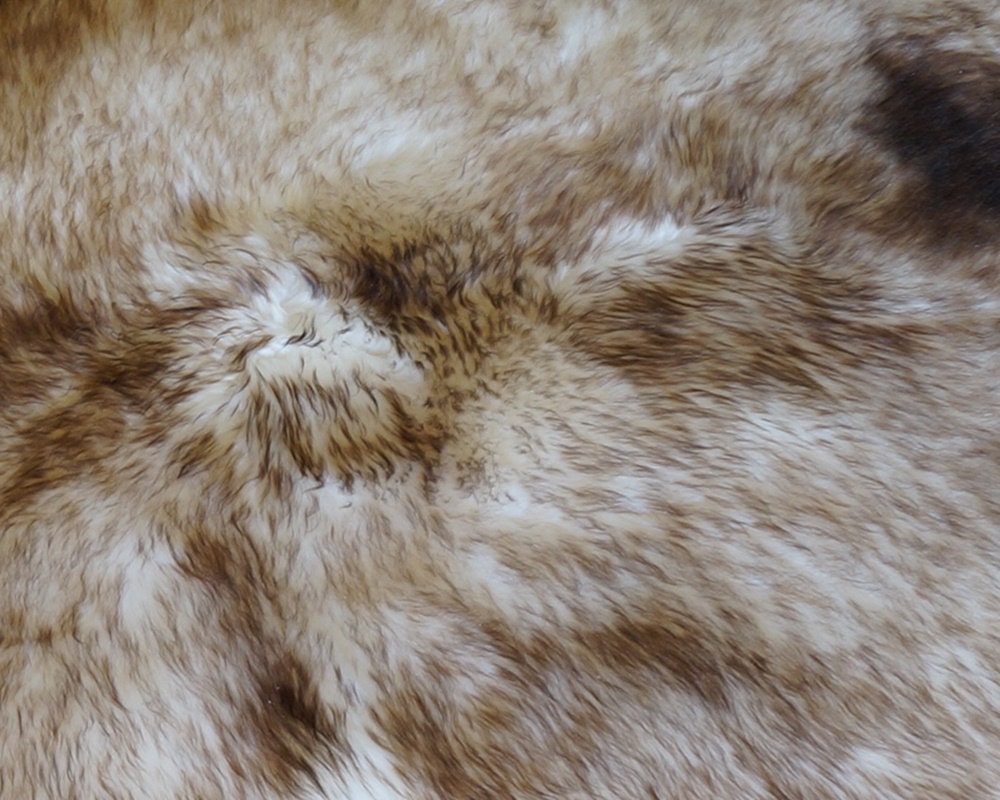 Original Brown Mouflon   50" x 28" Genuine Natural Sheepskin  Genuine Natural Sheepskin Rugs Exclusive Rug Gray Rugs Outdoor  Cheap Rugs